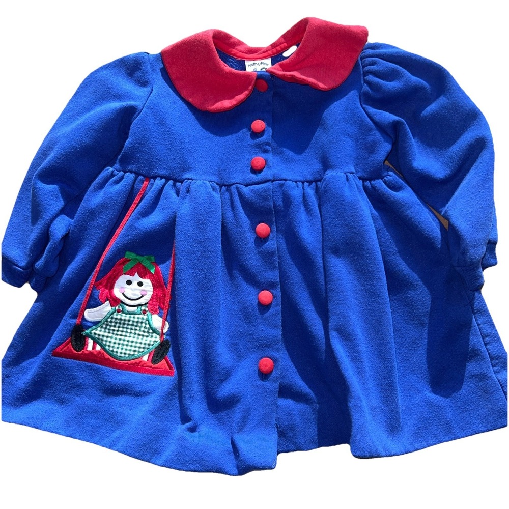 Vintage Austin & Ashley Girls Dress/Tunic Size 4 Peter Pan Collar